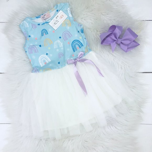 Pete & Lucy sleeveless Rainbow tulle dress - Picture 2 of 2